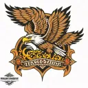 Przemysl Poland eagle fire tattoo design idea