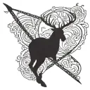 Sagittarius tattoo design idea