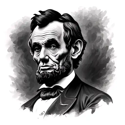 Abraham Lincoln tattoo design idea