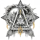 combine the artwork for Def leppard albums pyromania hysteria adrenalize  tattoo design idea