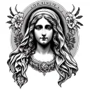 Madonnas tattoo design idea