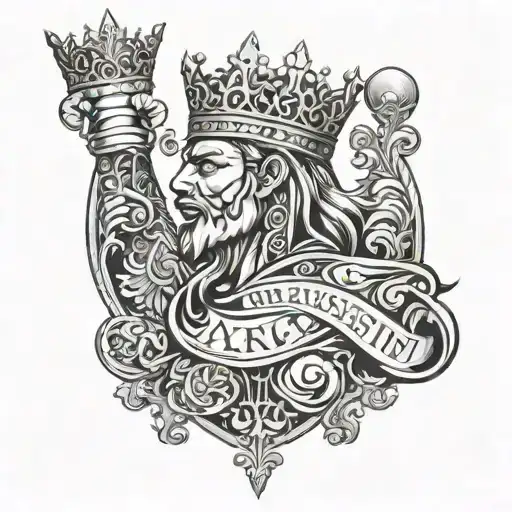 my name is Hussein, and I am a king, father, and overall intelligent... I want a total arm tattoo tattoo design idea