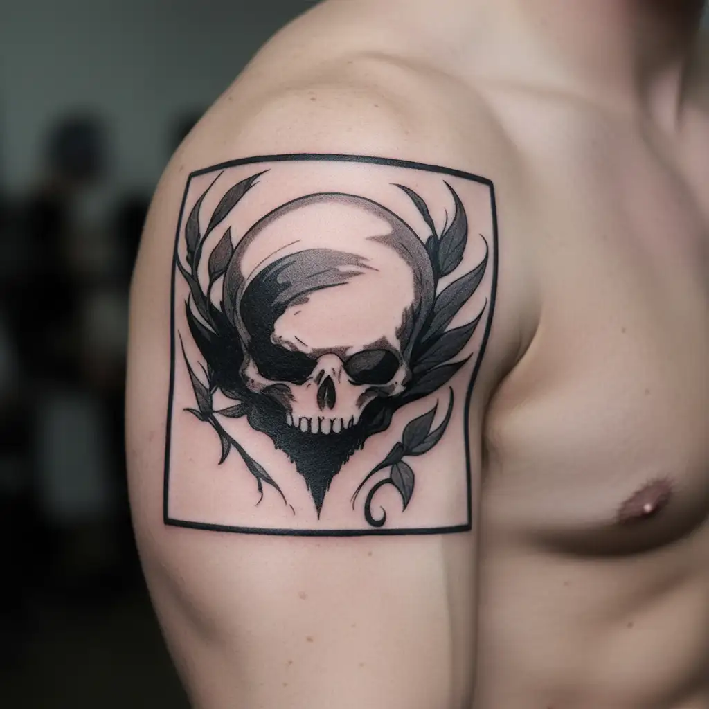 Crotch tattoo design idea