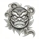 Daruma tattoo design idea