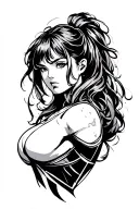 Strength tattoo design idea