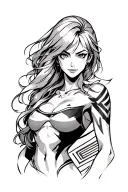 Strength tattoo design idea