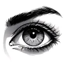 Greek Eye tattoo design idea