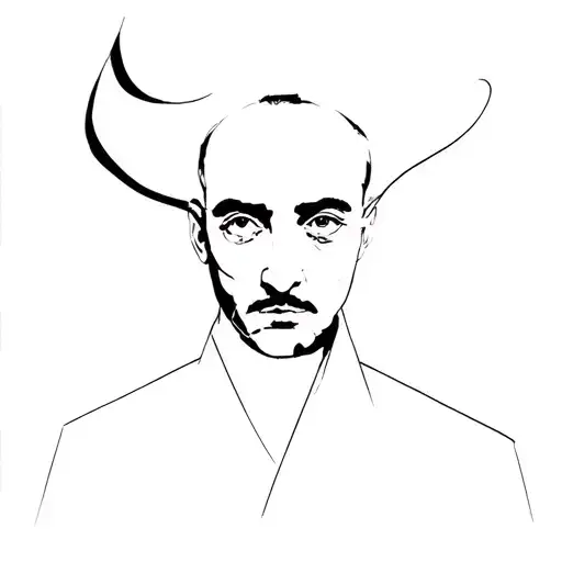 Albert Camus absurdism tattoo design idea