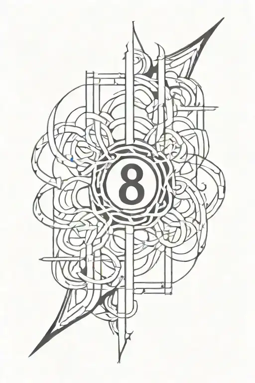 mark 8:36 tattoo design idea