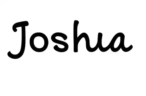 "Joshua" tattoo design idea