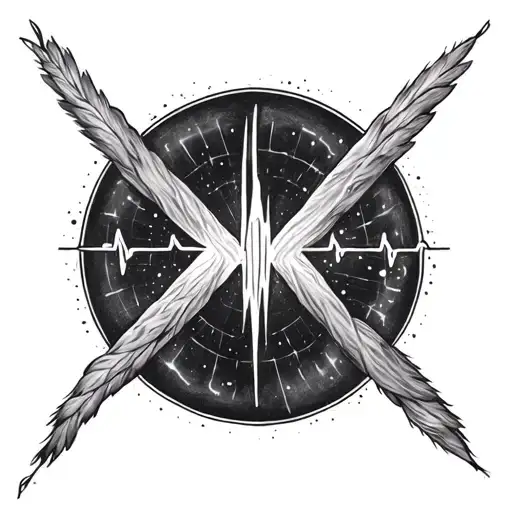 Ekg tattoo design idea