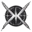 Ekg tattoo design idea