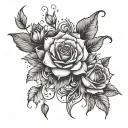 Dark Romance tattoo design idea