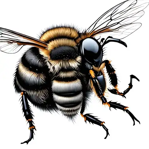 bee hive tattoo design idea