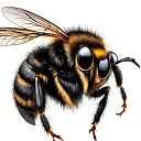 bee hive tattoo design idea