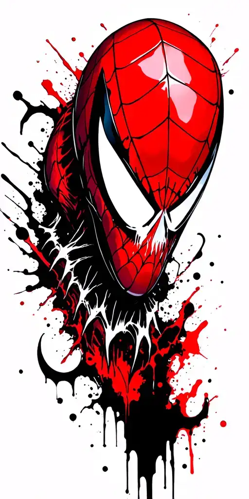 Venom Symbol from Spiderman tattoo design idea