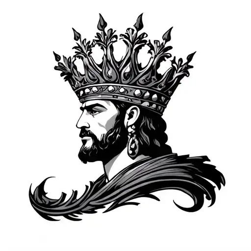 Latin King tattoo design idea