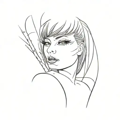 elvira tattoo design idea
