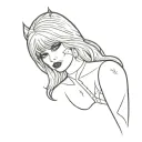 elvira tattoo design idea