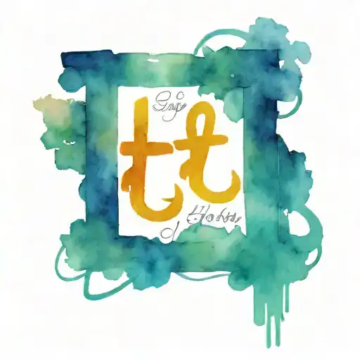 slave writing tattoo design idea