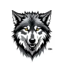 Sigma Wolf tattoo design idea