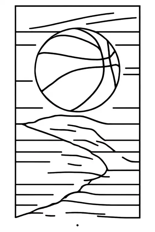 camino and basketball tattoo design idea