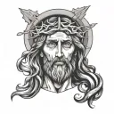 jojo jesus christ tattoo design idea
