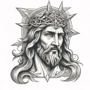 jojo jesus christ tattoo design idea