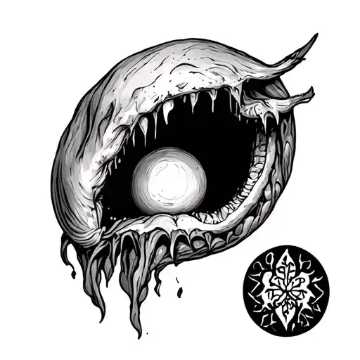 Butthole tattoo design idea