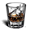 bourbon glass last call 2016 tattoo design idea