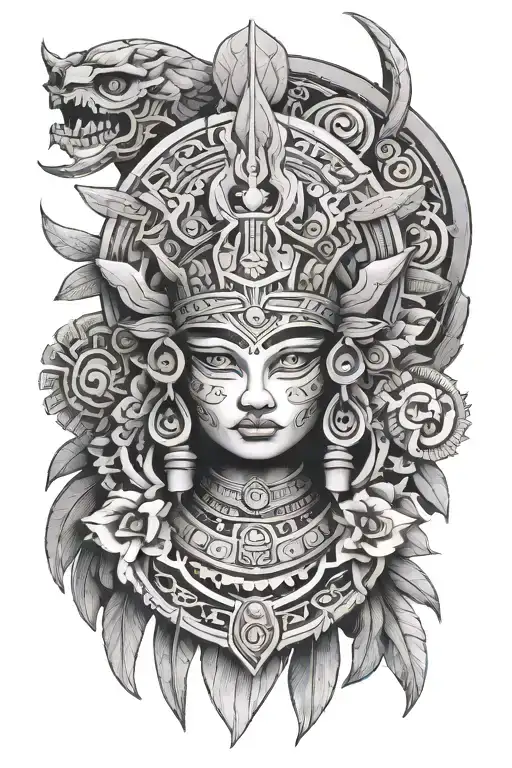 Mictecacihuatl tattoo design idea