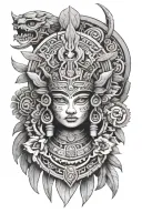 Mictecacihuatl tattoo design idea
