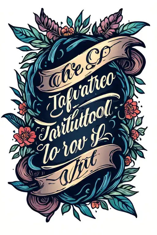 bible verse tattoo design idea