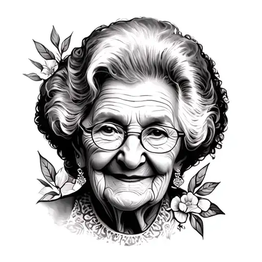 Grandma Memorial tattoo design idea
