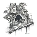 I passed through floods, sorrows and storms, I informed the whole city about your presence tattoo design idea