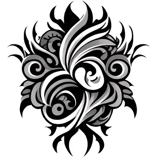 Maori style tattoo tattoo design idea