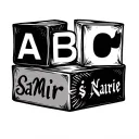 abc blocks with my kids name who passed away incorporated, the names are Ya'Mir and Sa'Nariee tattoo design idea