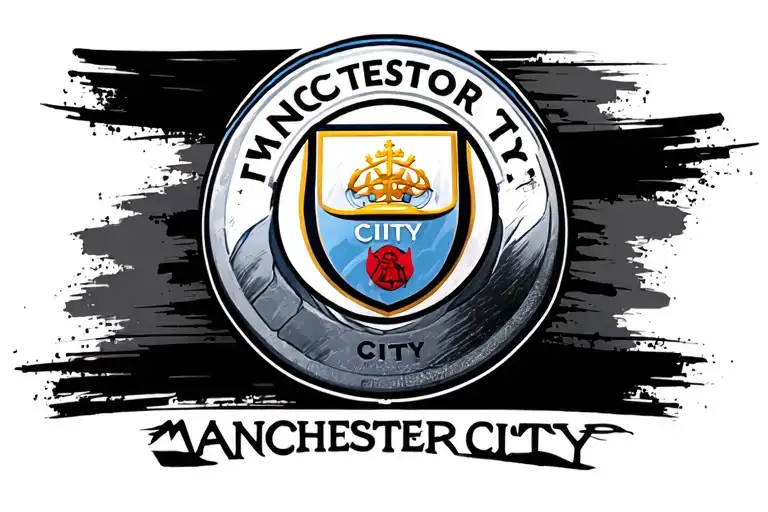 Manchester City Football Club tattoo design idea