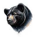 Ursa Major constelation tattoo design idea
