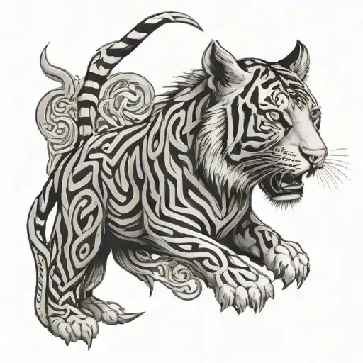 38+ Celtic Tiger Tattoo Ideas in 2025 - BlackInk AI