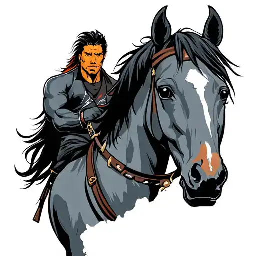 bojack horsemen tattoo design idea