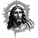 Abide in Christ Jesus tattoo design idea