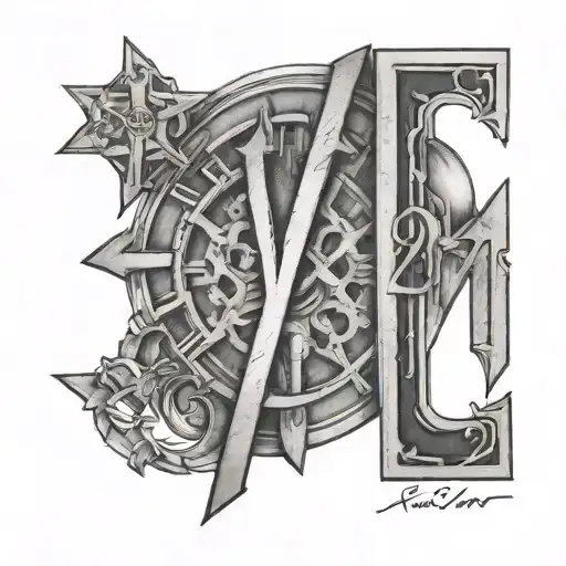Roman Numerals 2007 tattoo design idea