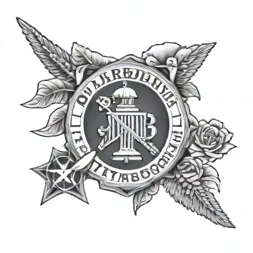 82nd airborne  tattoo design idea