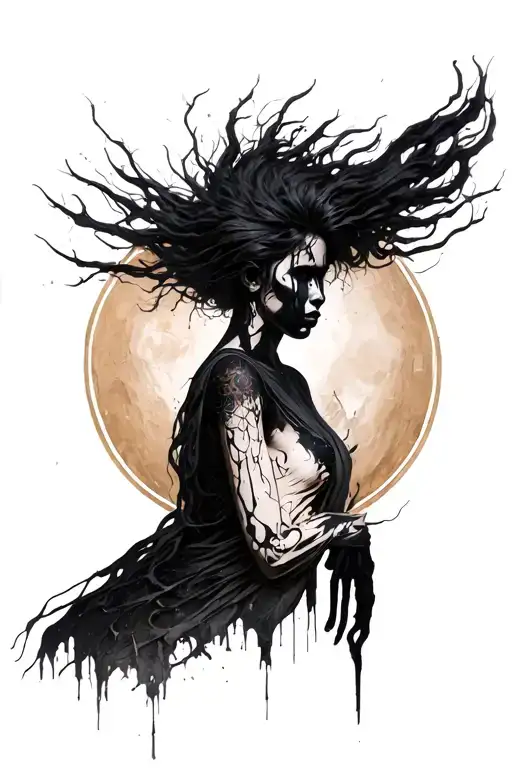 shadow slave. mark of shadow tattoo design idea