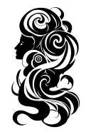 Eurydice And Orpheus tattoo design idea