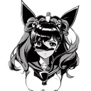 sailor moon tattoo design idea