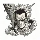 donquixote doflamingo One piece tattoo design idea