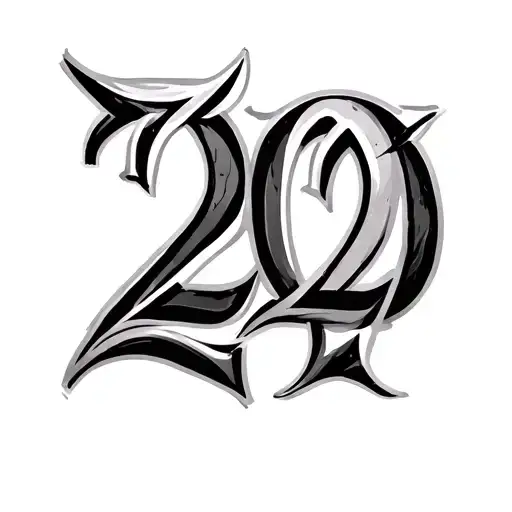 2022 Roman Numerals tattoo design idea