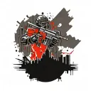 Fallout New Vegas NCR tattoo design idea